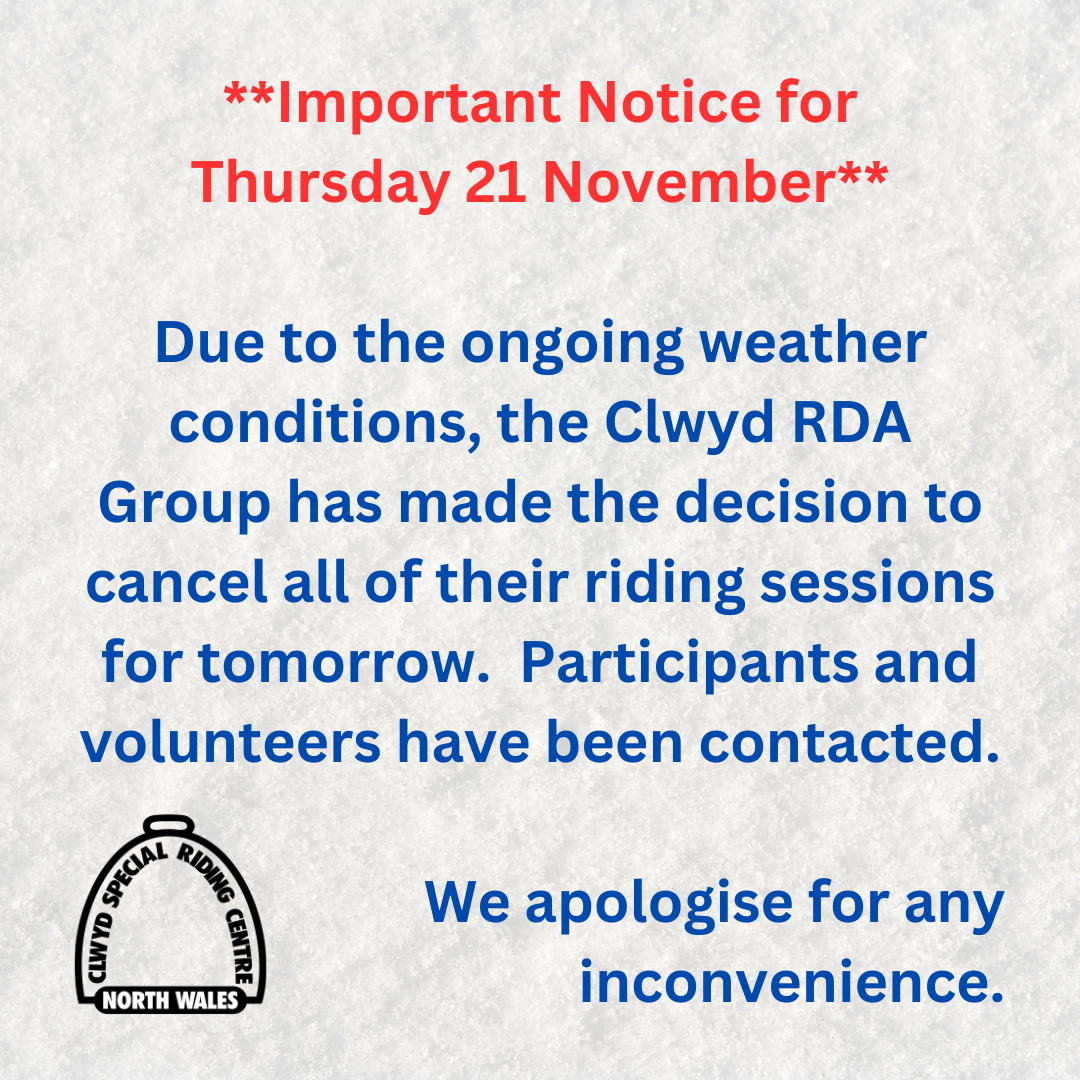 **Important Notice for Thursday 21 November**